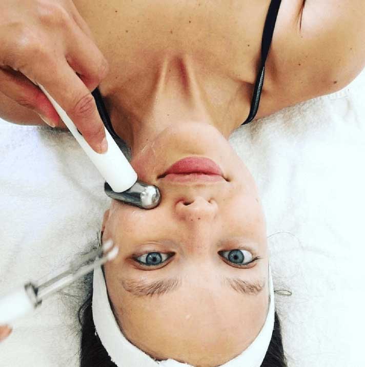 Girl having a CACI Facial